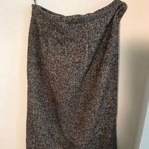 Alberta Ferretti tweed pencil skirt